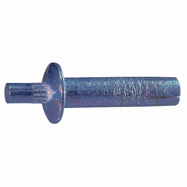 Nail Drive Anchor, 1/4" Dia., 1" L, Aluminum 100 PK